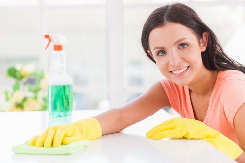 Office cleaning team supporting businesses in NW10