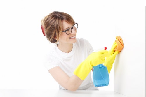Cleaning a modern commercial office in the NW10 area